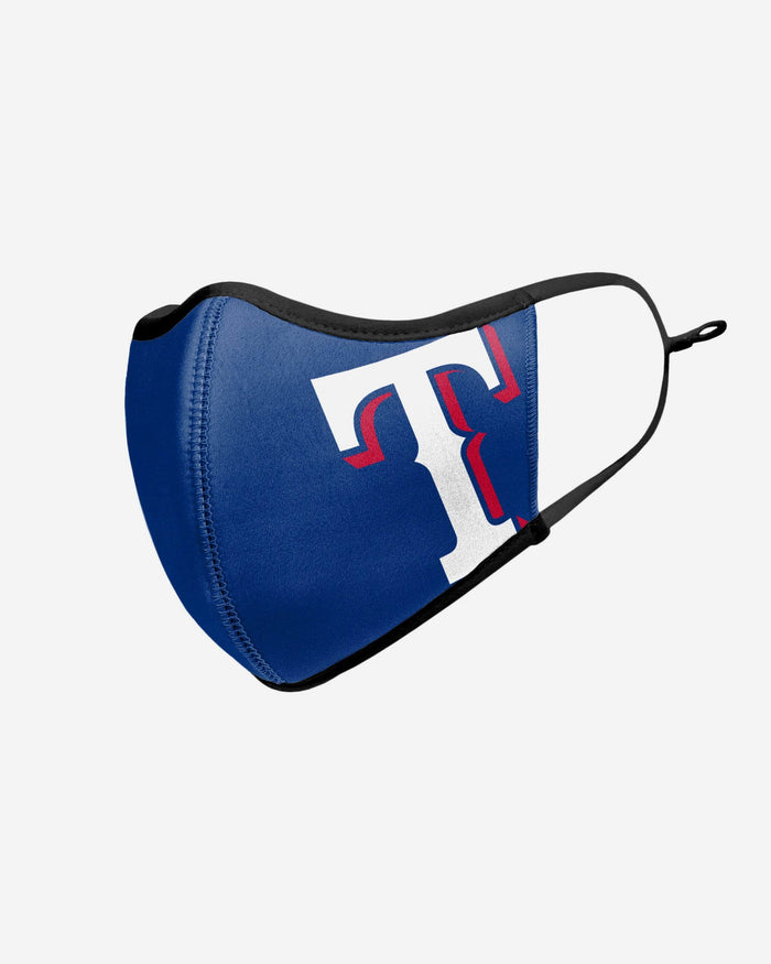 Texas Rangers On-Field Adjustable Dark Blue Sport Face Cover FOCO - FOCO.com