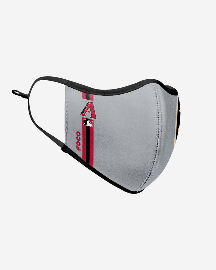 Arizona Diamondbacks On-Field Adjustable Gray Sport Face Cover FOCO - FOCO.com