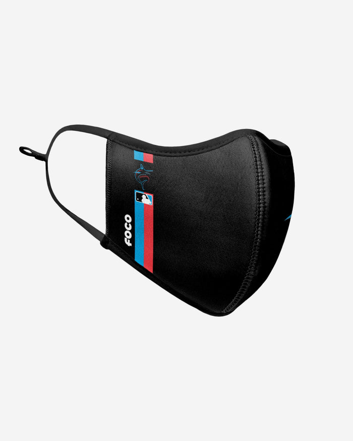 Miami Marlins On-Field Adjustable Black Sport Face Cover FOCO - FOCO.com