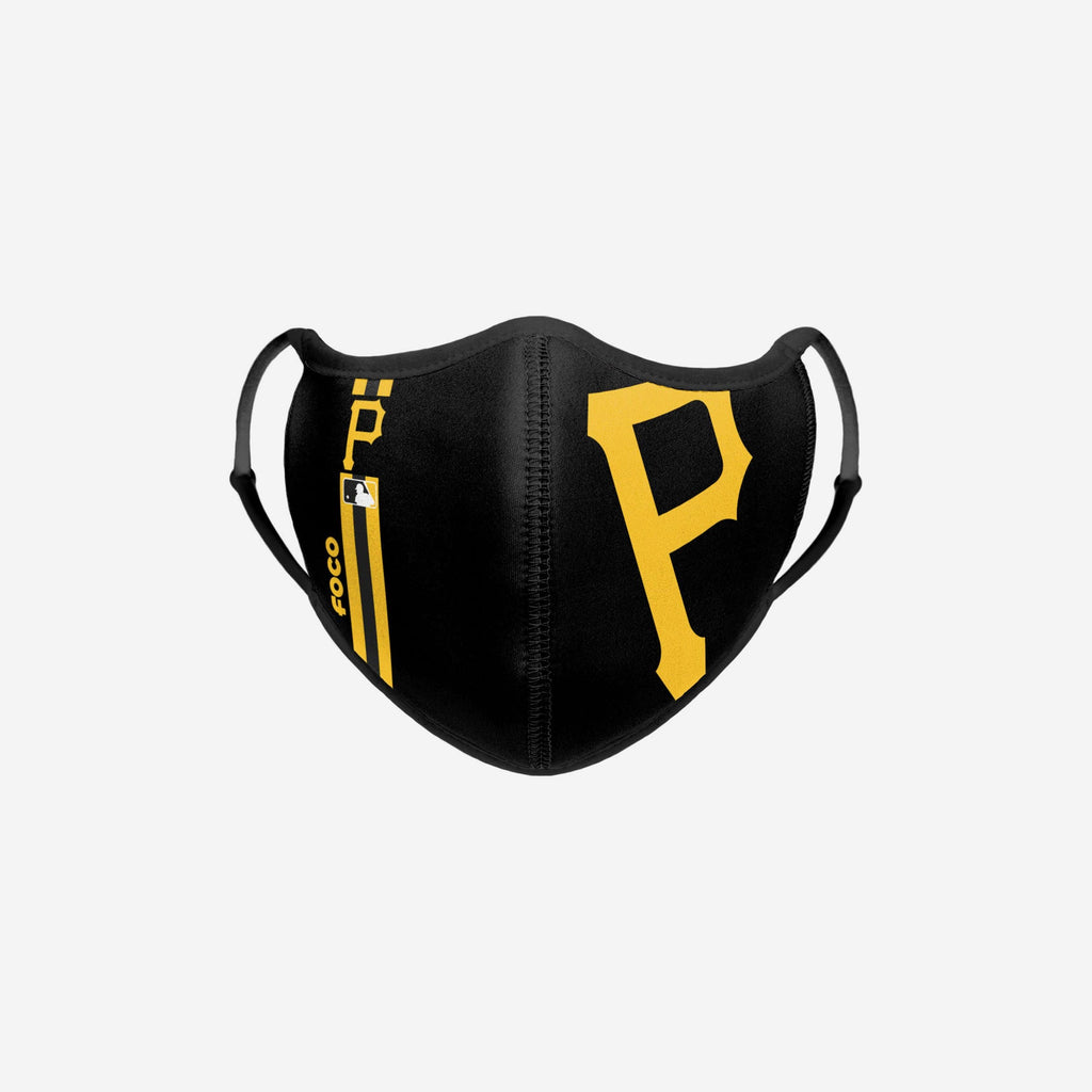 Pittsburgh Pirates On-Field Adjustable Black Sport Face Cover FOCO - FOCO.com