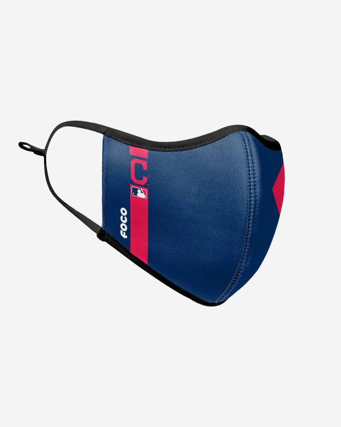 Cleveland Guardians On-Field Adjustable Navy Sport Face Cover FOCO - FOCO.com