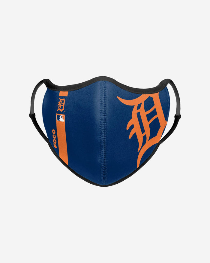 Detroit Tigers On-Field Adjustable Navy & Orange Sport Face Cover FOCO - FOCO.com