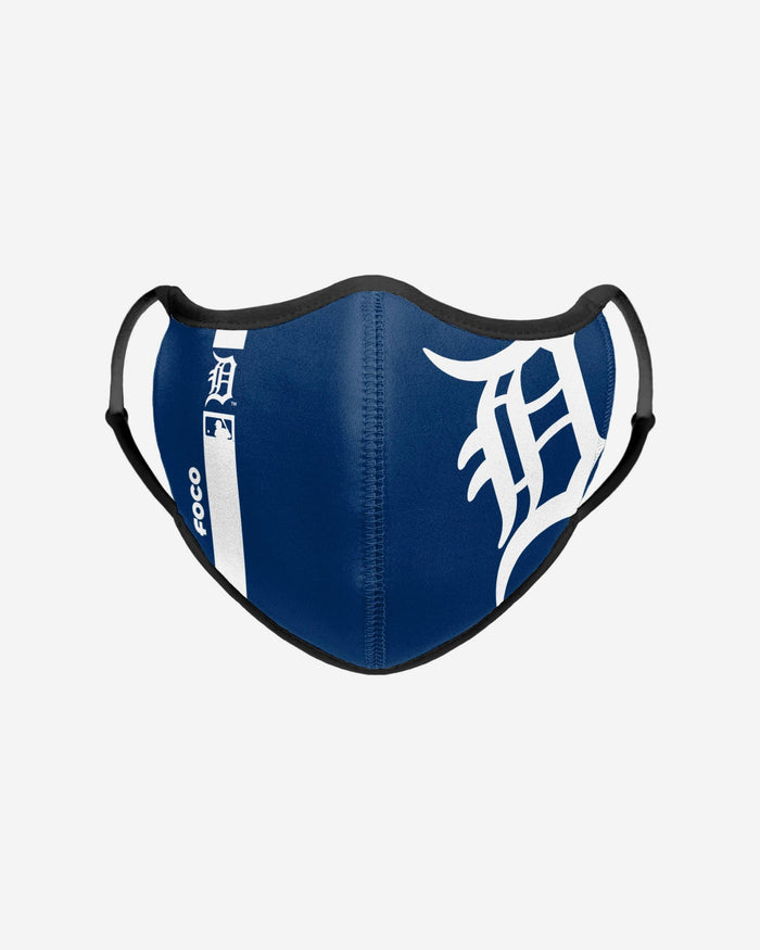 Detroit Tigers On-Field Adjustable Navy & White Sport Face Cover FOCO - FOCO.com