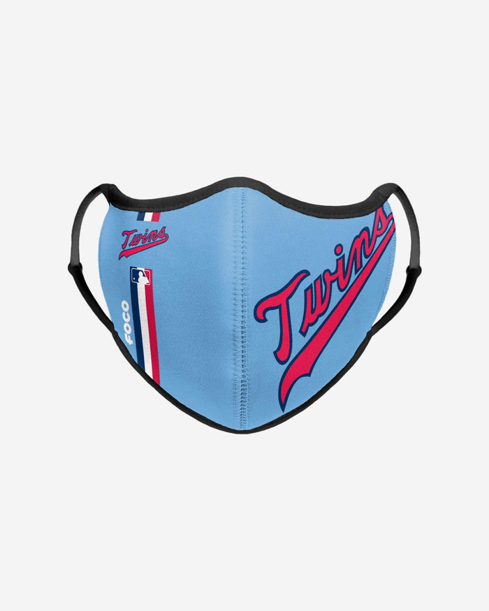 Minnesota Twins On-Field Adjustable Powder Blue Sport Face Cover FOCO - FOCO.com