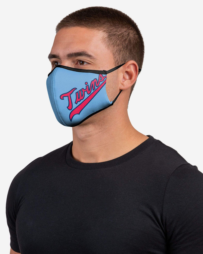 Minnesota Twins On-Field Adjustable Powder Blue Sport Face Cover FOCO - FOCO.com