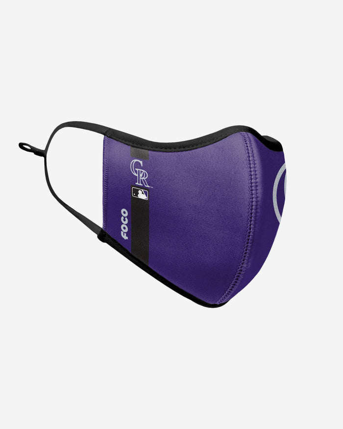 Colorado Rockies On-Field Adjustable Purple Sport Face Cover FOCO - FOCO.com