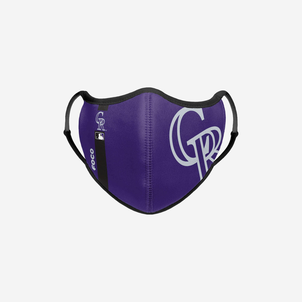 Colorado Rockies On-Field Adjustable Purple Sport Face Cover FOCO - FOCO.com