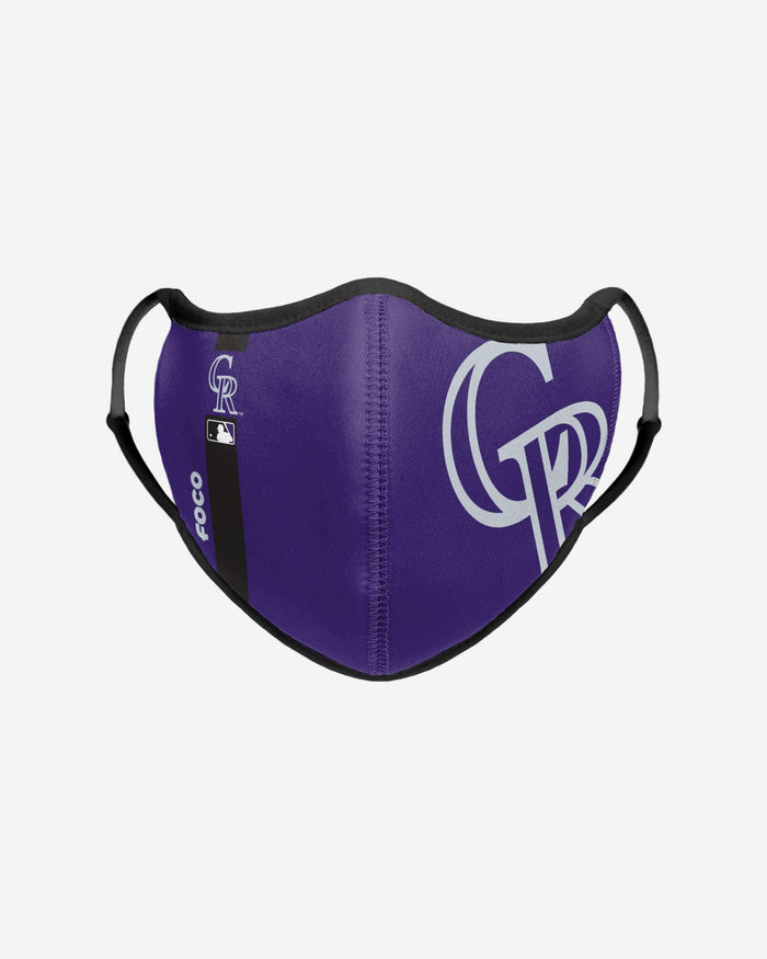 Colorado Rockies On-Field Adjustable Purple Sport Face Cover FOCO - FOCO.com