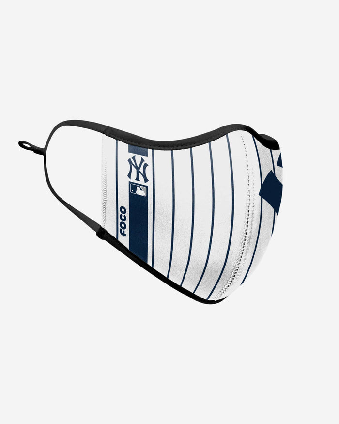 New York Yankees On-Field Adjustable Pinstripe Sport Face Cover FOCO - FOCO.com