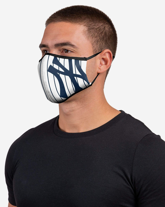 New York Yankees On-Field Adjustable Pinstripe Sport Face Cover FOCO - FOCO.com