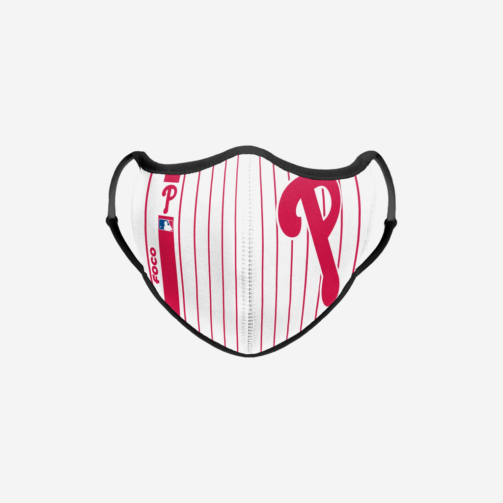 Philadelphia Phillies On-Field Adjustable Pinstripe Sport Face Cover FOCO - FOCO.com