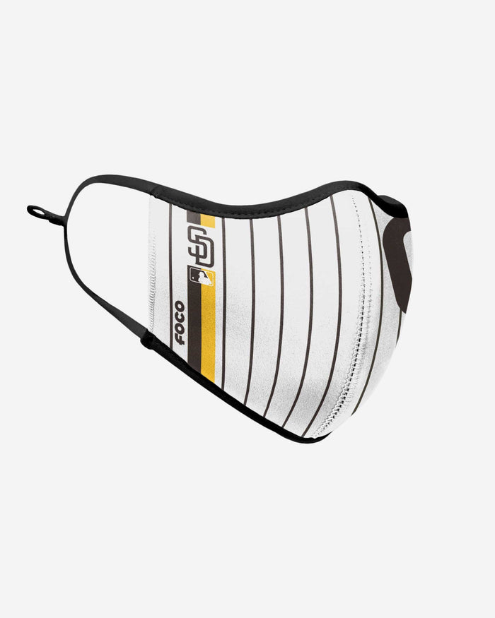 San Diego Padres On-Field Adjustable Pinstripe Sport Face Cover FOCO - FOCO.com