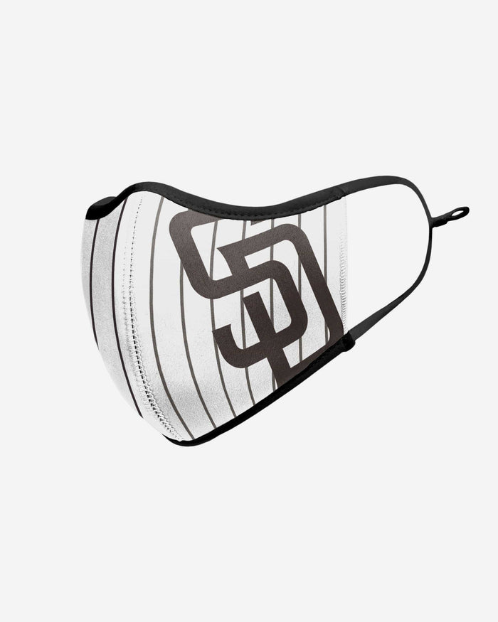 San Diego Padres On-Field Adjustable Pinstripe Sport Face Cover FOCO - FOCO.com