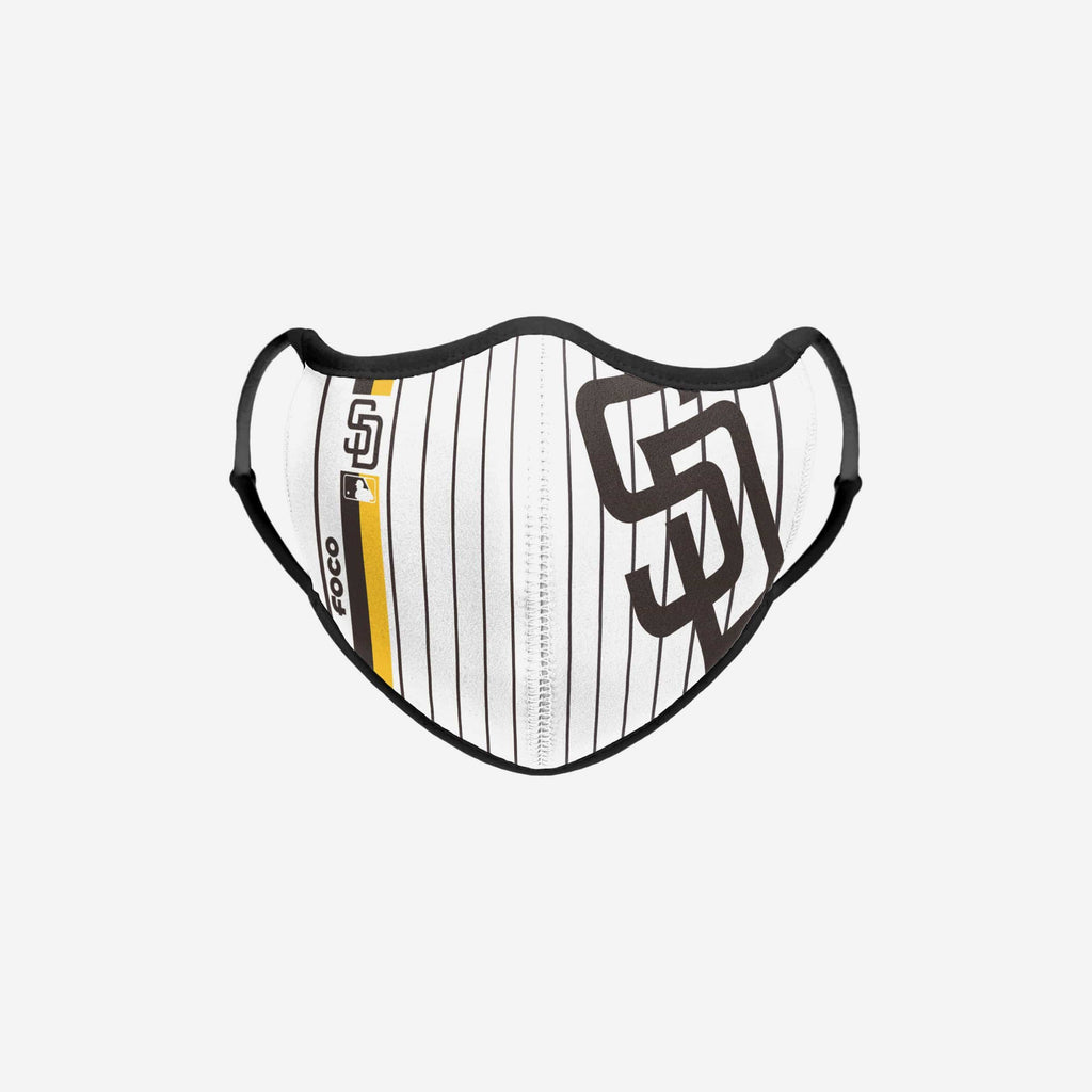 San Diego Padres On-Field Adjustable Pinstripe Sport Face Cover FOCO - FOCO.com