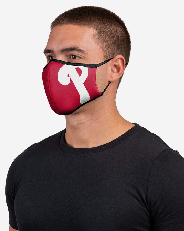 Philadelphia Phillies On-Field Adjustable Red Sport Face Cover FOCO - FOCO.com