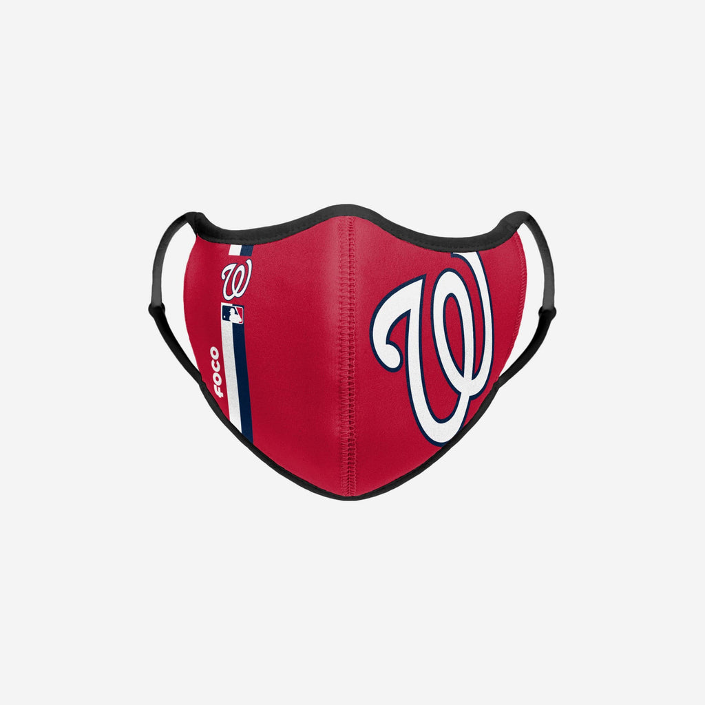 Washington Nationals On-Field Adjustable Red Sport Face Cover FOCO - FOCO.com