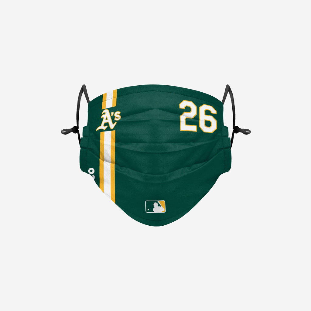Matt Chapman Oakland Athletics On-Field Adjustable Green Face Cover FOCO - FOCO.com