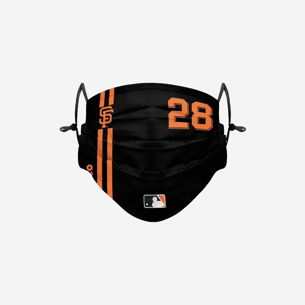 Buster Posey San Francisco Giants On-Field Adjustable Black Face Cover FOCO - FOCO.com