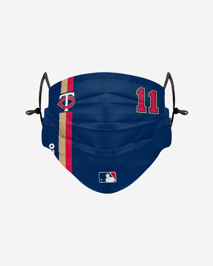 Jorge Polanco Minnesota Twins On-Field Adjustable Navy Face Cover FOCO - FOCO.com