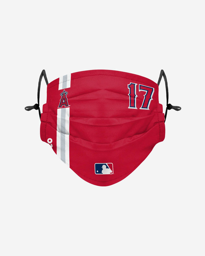 Shohei Ohtani Los Angeles Angels On-Field Adjustable Red Face Cover FOCO - FOCO.com