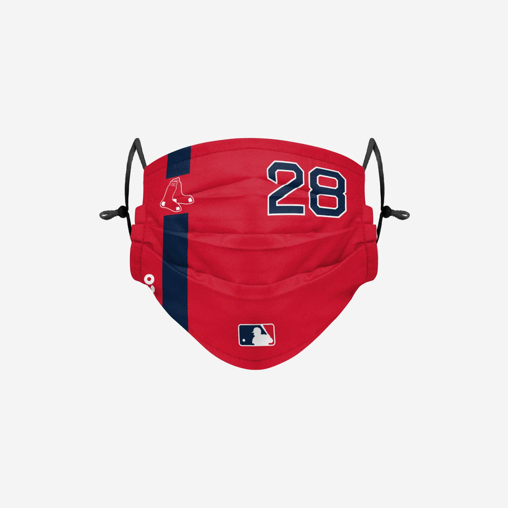 JD Martinez Boston Red Sox On-Field Adjustable Red Face Cover FOCO - FOCO.com