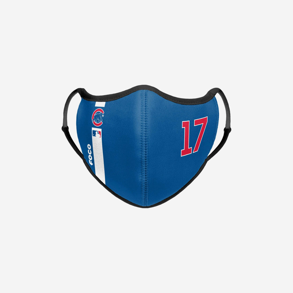 Kris Bryant Chicago Cubs On-Field Adjustable Blue Sport Face Cover FOCO - FOCO.com