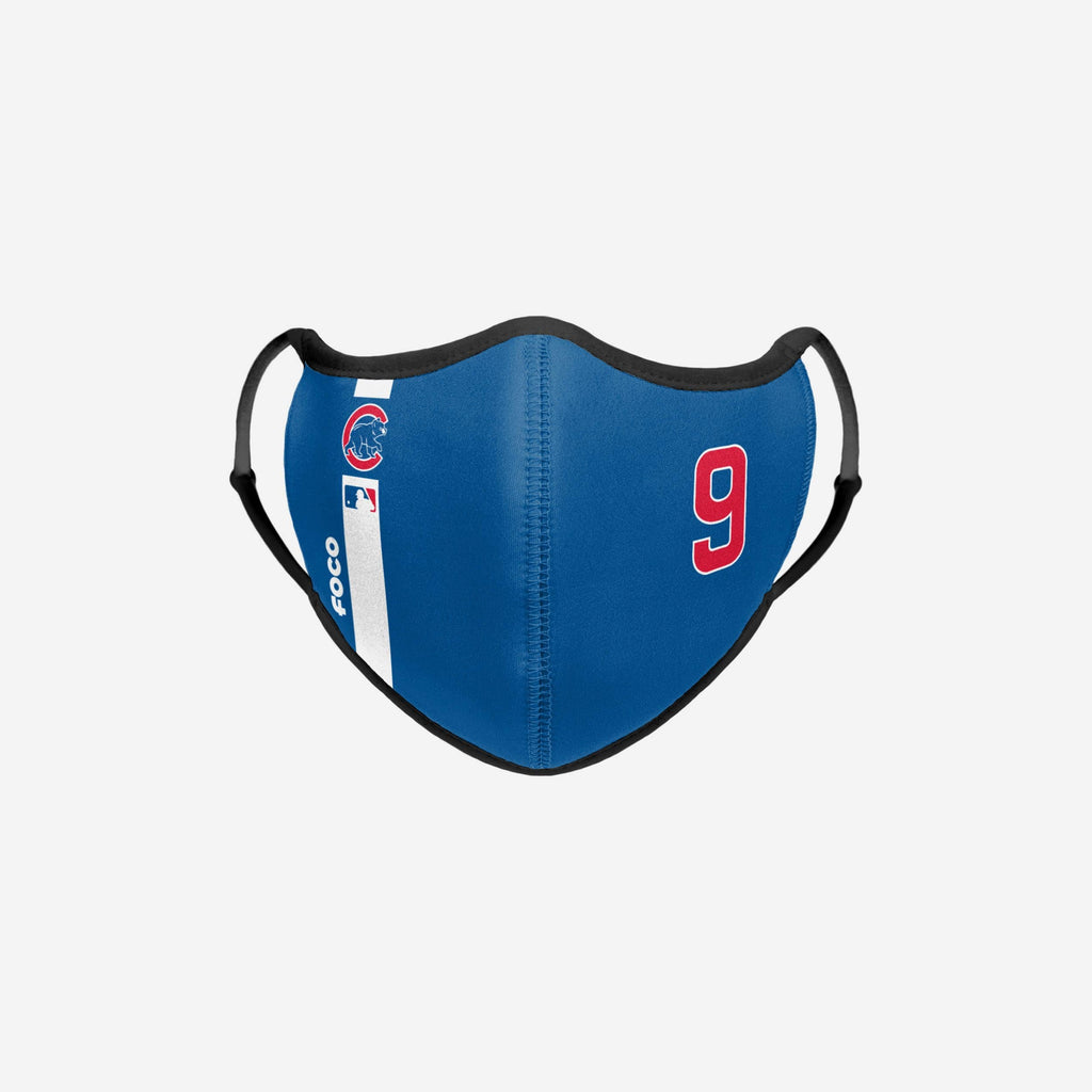 Javier Baez Chicago Cubs On-Field Adjustable Blue Sport Face Cover FOCO - FOCO.com