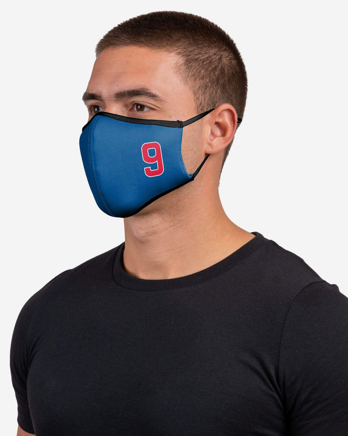 Javier Baez Chicago Cubs On-Field Adjustable Blue Sport Face Cover FOCO - FOCO.com