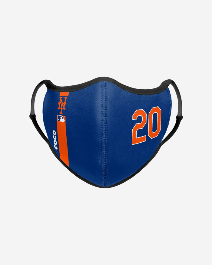 Pete Alonso New York Mets On-Field Adjustable Blue & Orange Sport Face Cover FOCO - FOCO.com