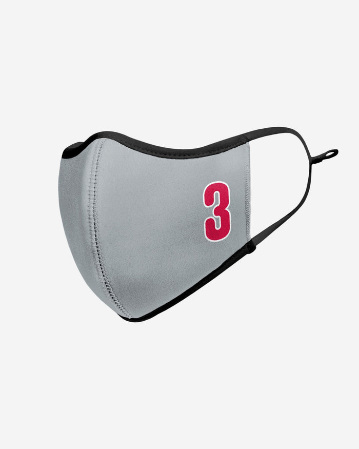 Bryce Harper Philadelphia Phillies On-Field Adjustable Gray Sport Face Cover FOCO - FOCO.com