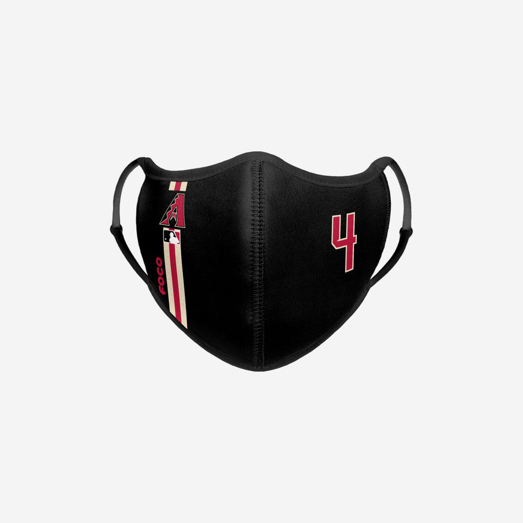 Ketel Marte Arizona Diamondbacks On-Field Adjustable Black Sport Face Cover FOCO - FOCO.com