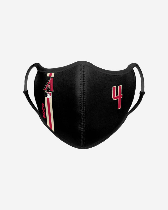 Ketel Marte Arizona Diamondbacks On-Field Adjustable Black Sport Face Cover FOCO - FOCO.com