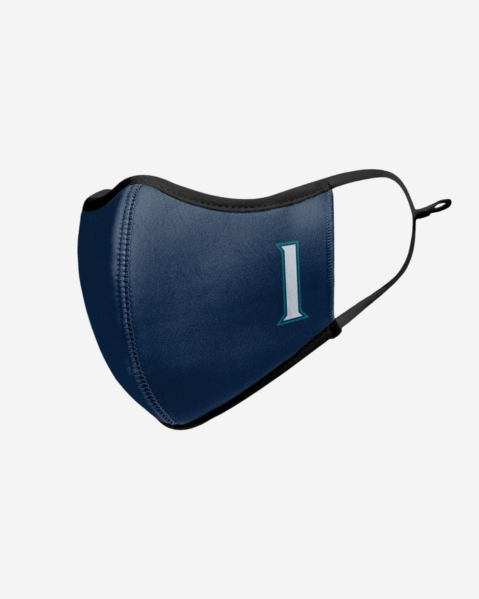 Kyle Lewis Seattle Mariners On-Field Adjustable Navy & Teal Sport Face Cover FOCO - FOCO.com