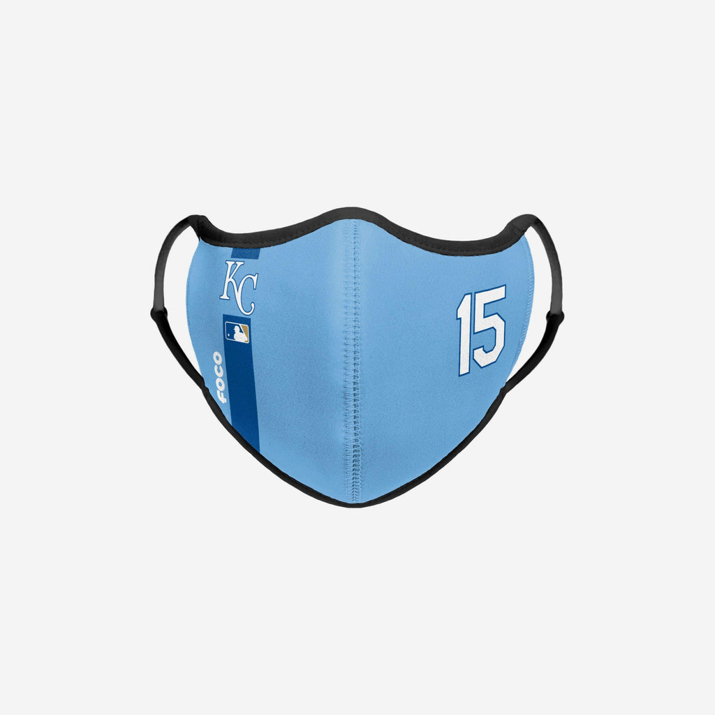 Whit Merrifield Kansas City Royals On-Field Adjustable Powder Blue Sport Face Cover FOCO - FOCO.com