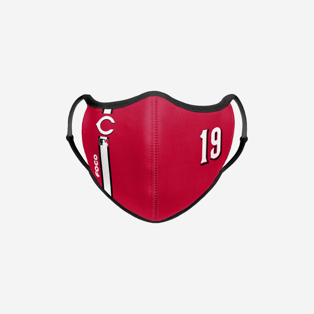 Joey Votto Cincinnati Reds On-Field Adjustable Red Sport Face Cover FOCO - FOCO.com