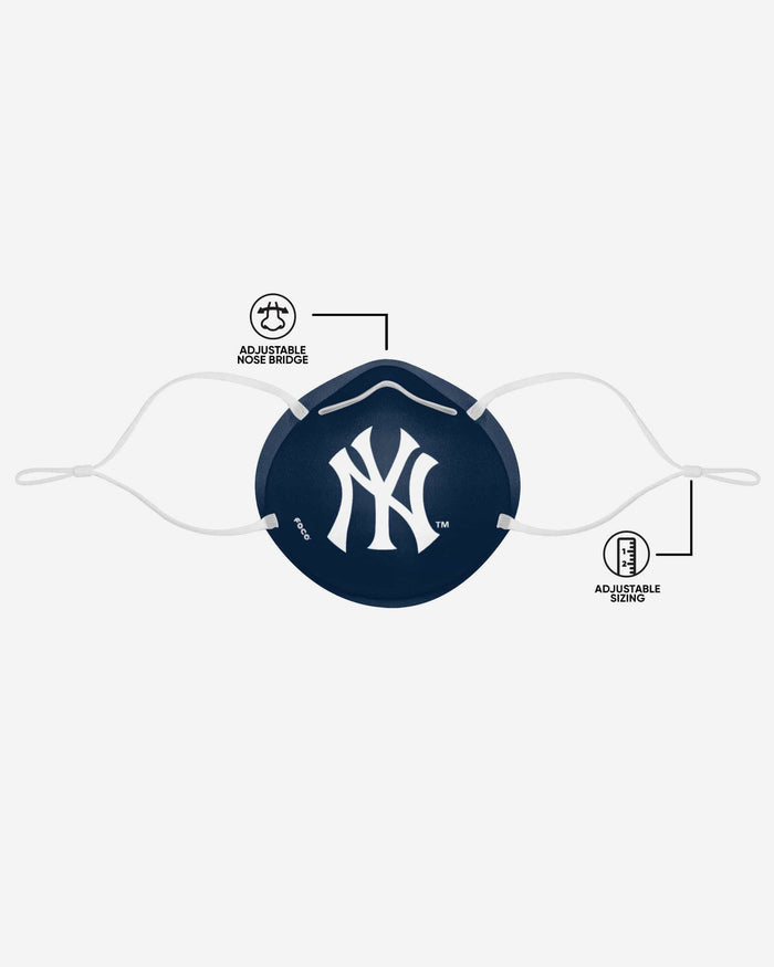 New York Yankees Big Logo Cone Face Cover FOCO - FOCO.com