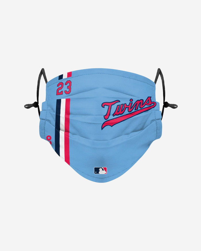 Nelson Cruz Minnesota Twins Blue On-Field Gameday Adjustable Face Cover FOCO - FOCO.com