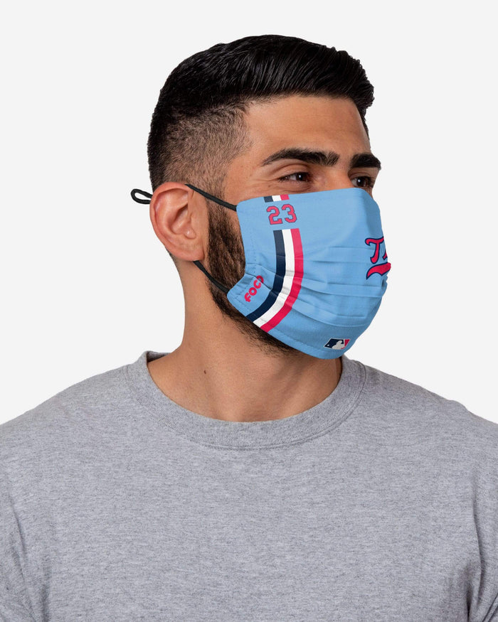 Nelson Cruz Minnesota Twins Blue On-Field Gameday Adjustable Face Cover FOCO - FOCO.com