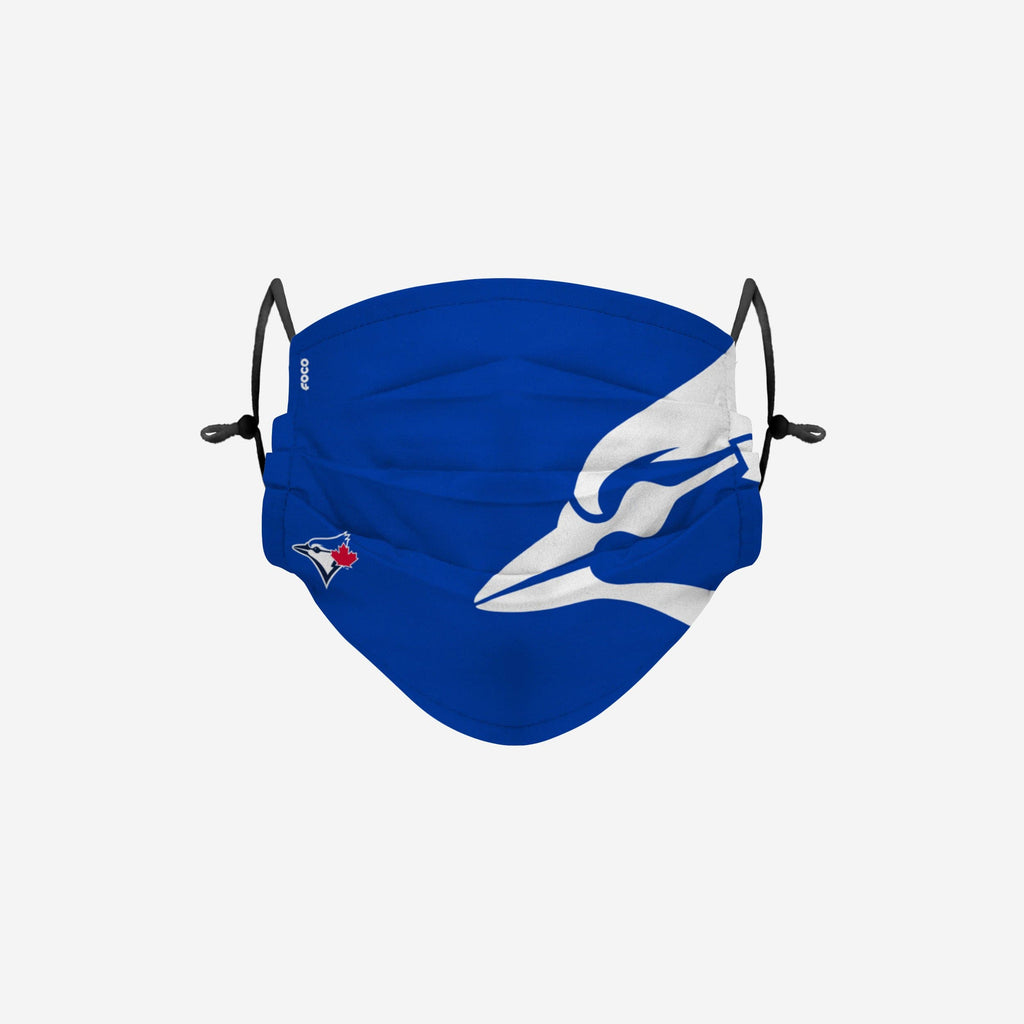 Toronto Blue Jays Big Logo Pleated Face Cover FOCO - FOCO.com