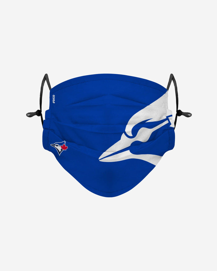 Toronto Blue Jays Big Logo Pleated Face Cover FOCO - FOCO.com