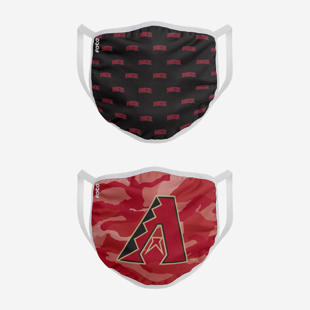 Arizona Diamondbacks Clutch 2 Pack Face Cover FOCO - FOCO.com