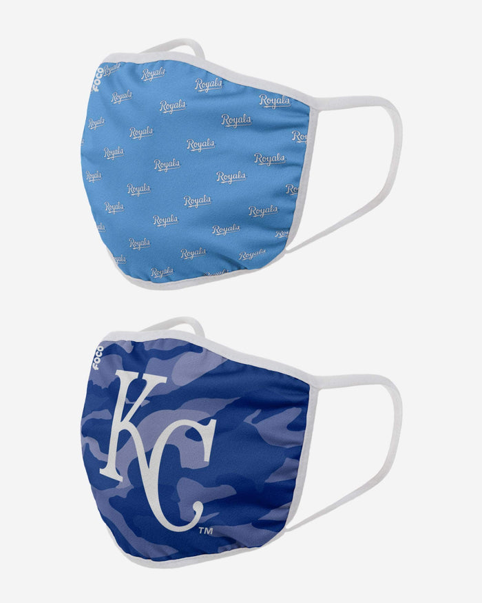 Kansas City Royals Clutch 2 Pack Face Cover FOCO - FOCO.com