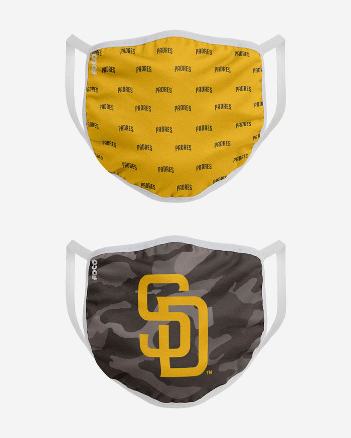 San Diego Padres Clutch 2 Pack Face Cover FOCO - FOCO.com