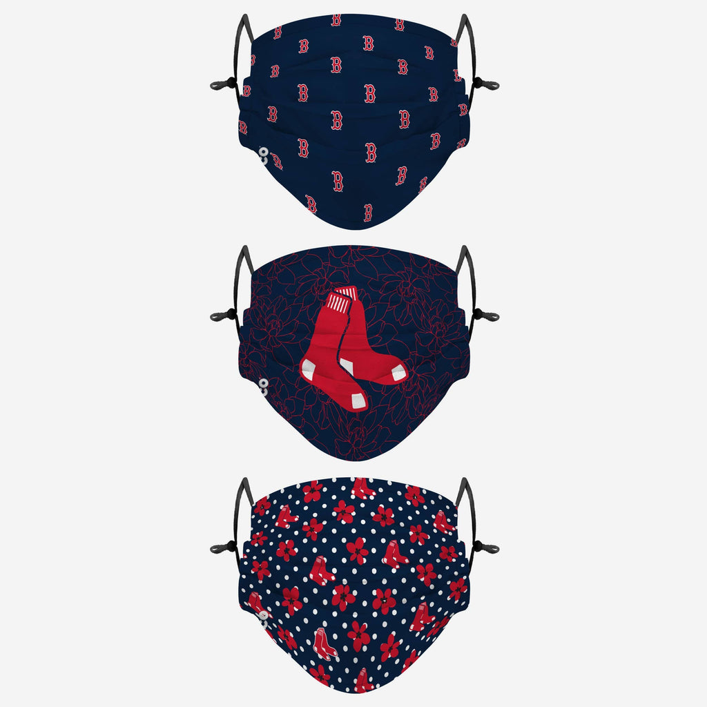 Boston Red Sox Gameday Gardener 3 Pack Face Cover FOCO - FOCO.com