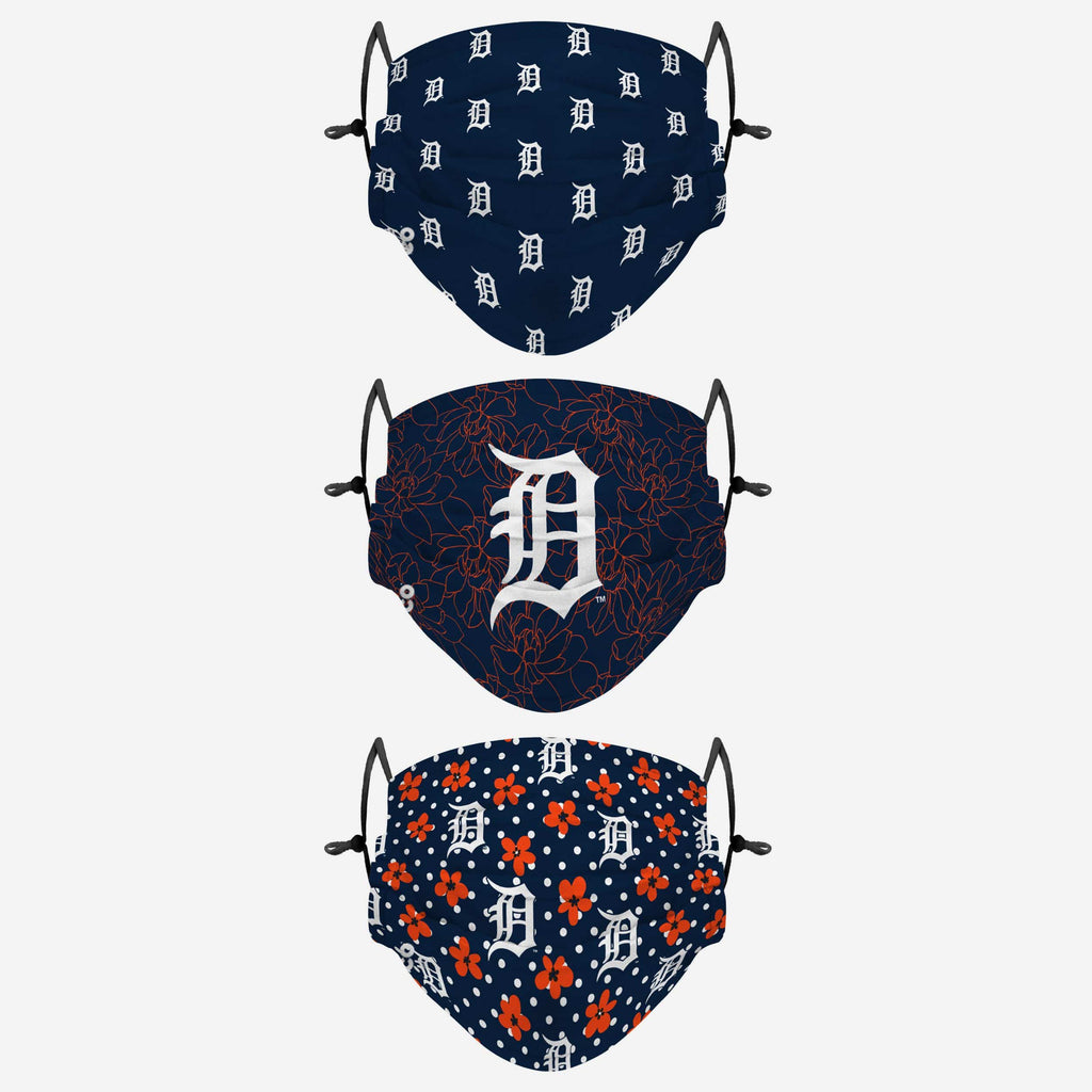 Detroit Tigers Gameday Gardener 3 Pack Face Cover FOCO - FOCO.com