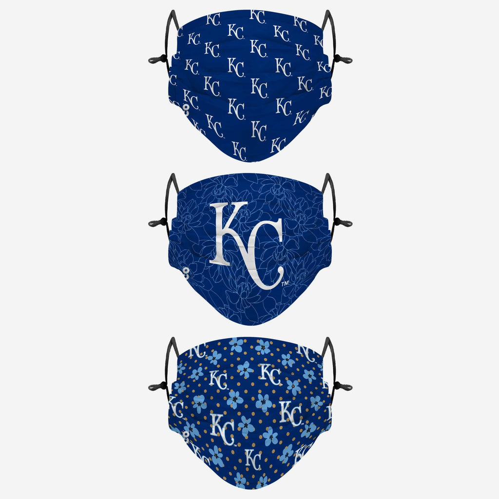 Kansas City Royals Gameday Gardener 3 Pack Face Cover FOCO - FOCO.com