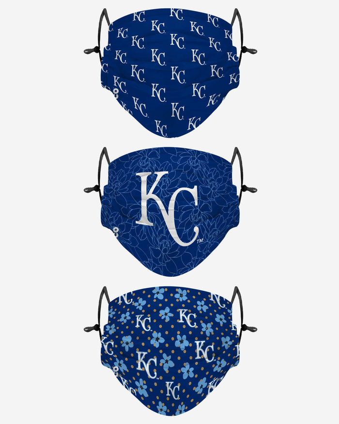 Kansas City Royals Gameday Gardener 3 Pack Face Cover FOCO - FOCO.com