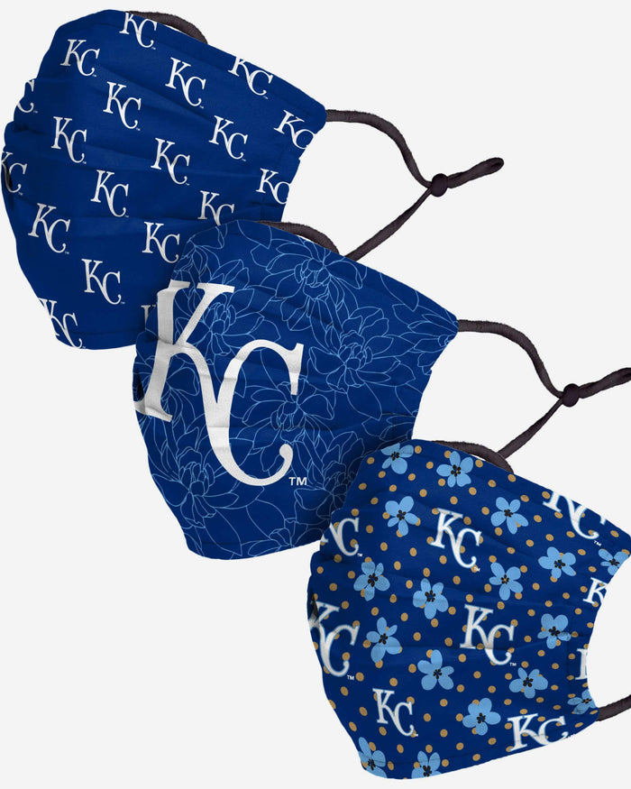 Kansas City Royals Gameday Gardener 3 Pack Face Cover FOCO - FOCO.com