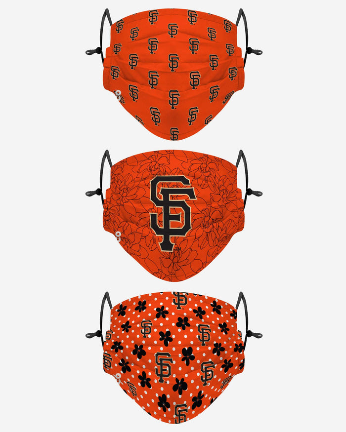 San Francisco Giants Gameday Gardener 3 Pack Face Cover FOCO - FOCO.com