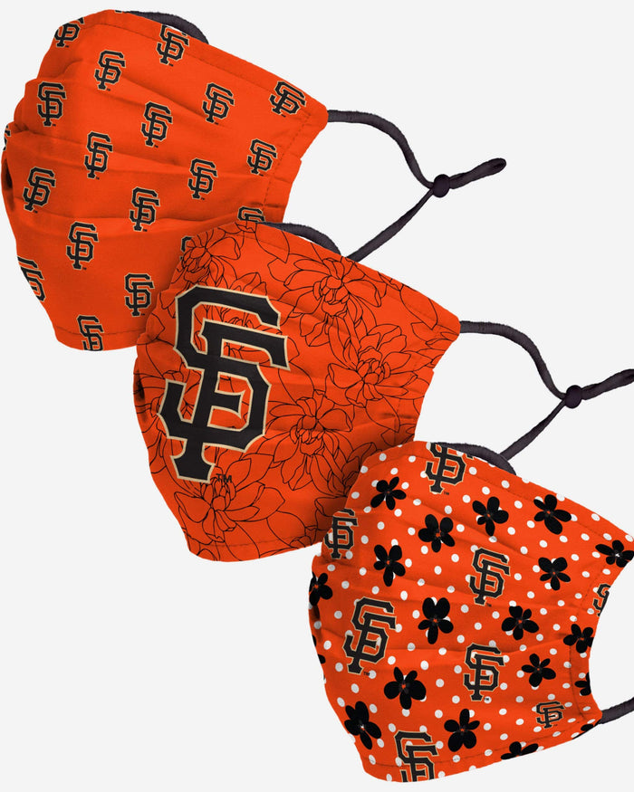 San Francisco Giants Gameday Gardener 3 Pack Face Cover FOCO - FOCO.com